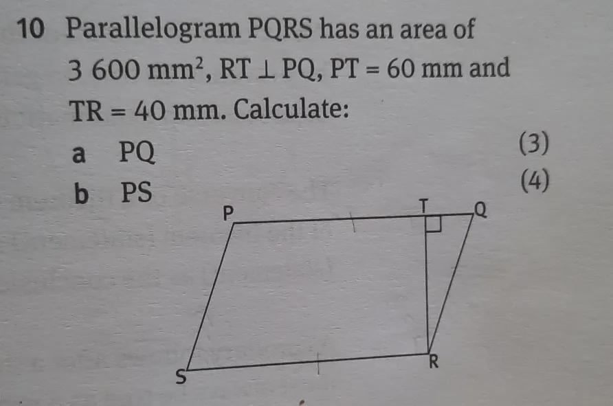 Can I Please Getsome Help With This Question Here, I Can't Really Figure Out How To Find Side PQ