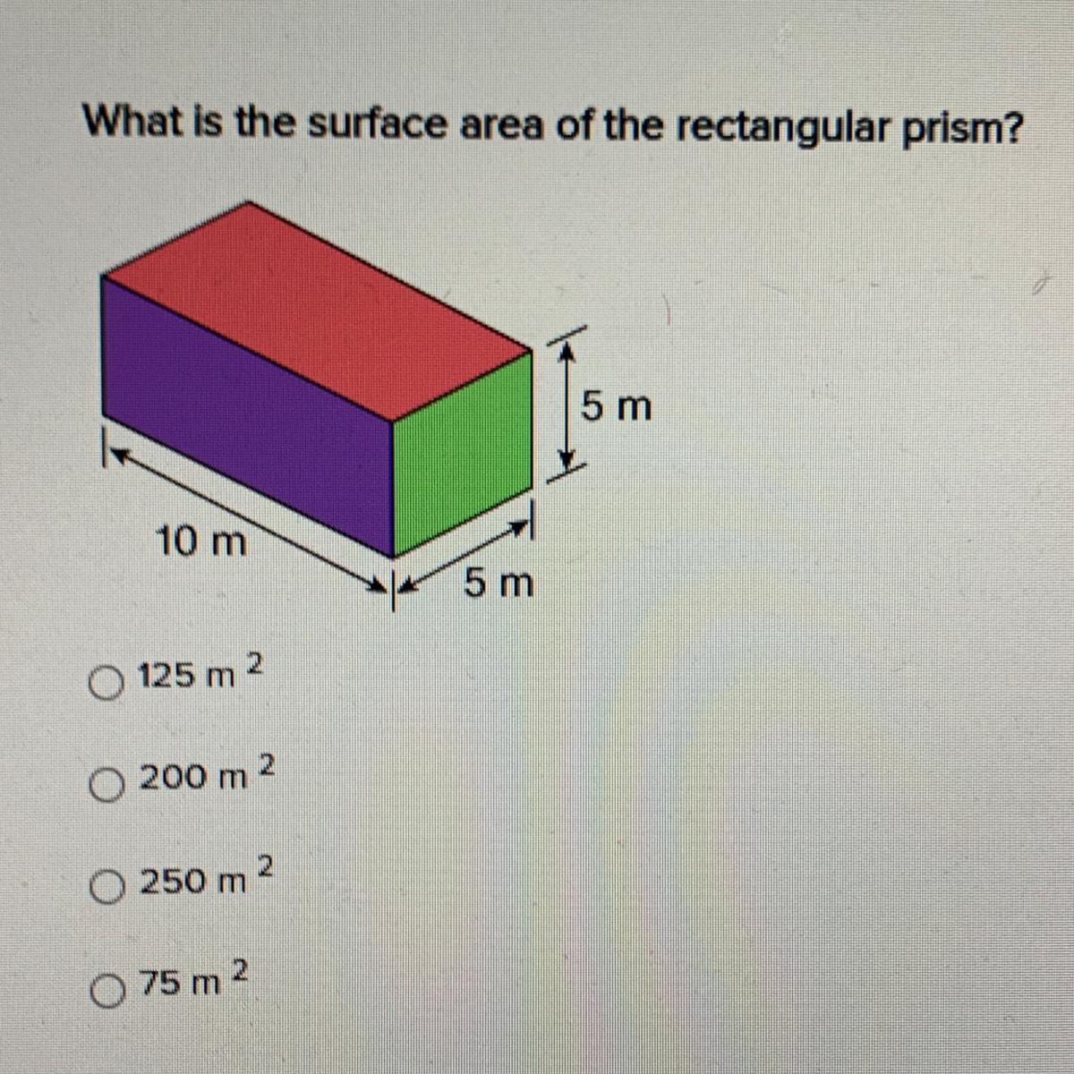 What Is The Surface Area Of The Rectangular Prism?