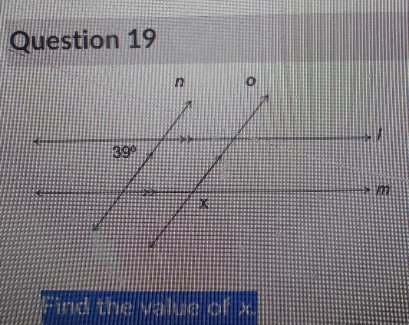 Find The Value Of X 