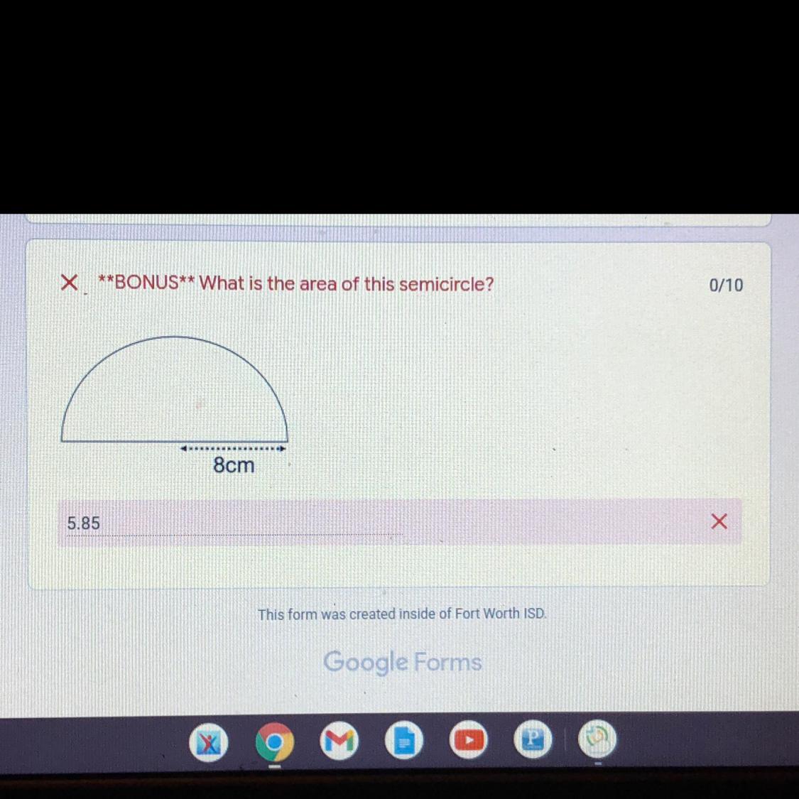 Plss Help!!!!! Ty!What Is The Area Of This Semicircle?