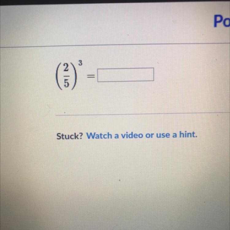 Evaluate This Question (2/5^3) 