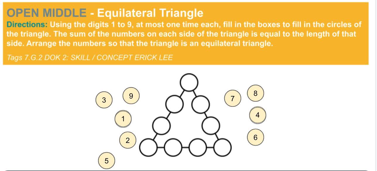 Question In Photo. It Needs To All Equal The Same Number.