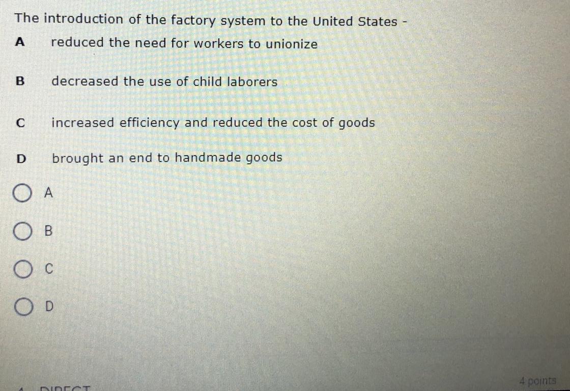 The Introduction If The Factory System To The United States-