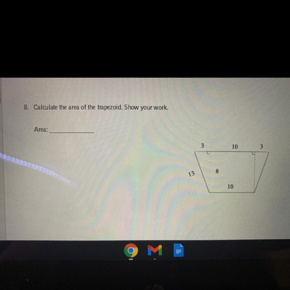 (Brainliest To Whoever Answers Correctly) What Is The Area Of The Trapezoid?