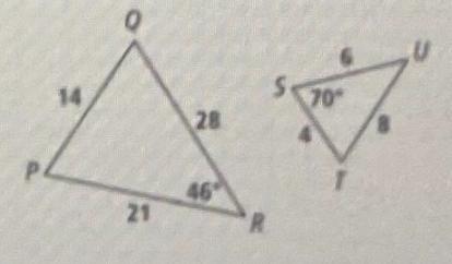 Are The Triangles Similar?.. Help Me With This Problem! Thank You :)