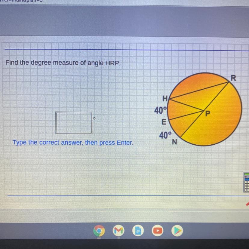 Find The Degree Measure Of Angle HRP?