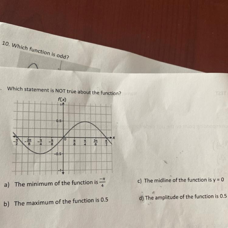 Which Statement Is Not True About The Function 