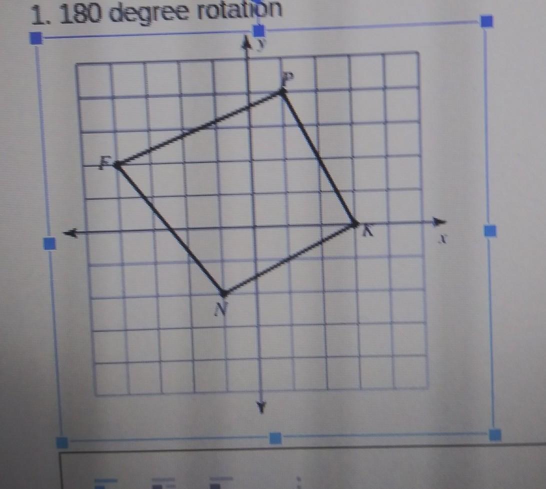 Graph The Image Of The Figure After The Given Rotation. All Rotations Have A Center Of Rotation At The