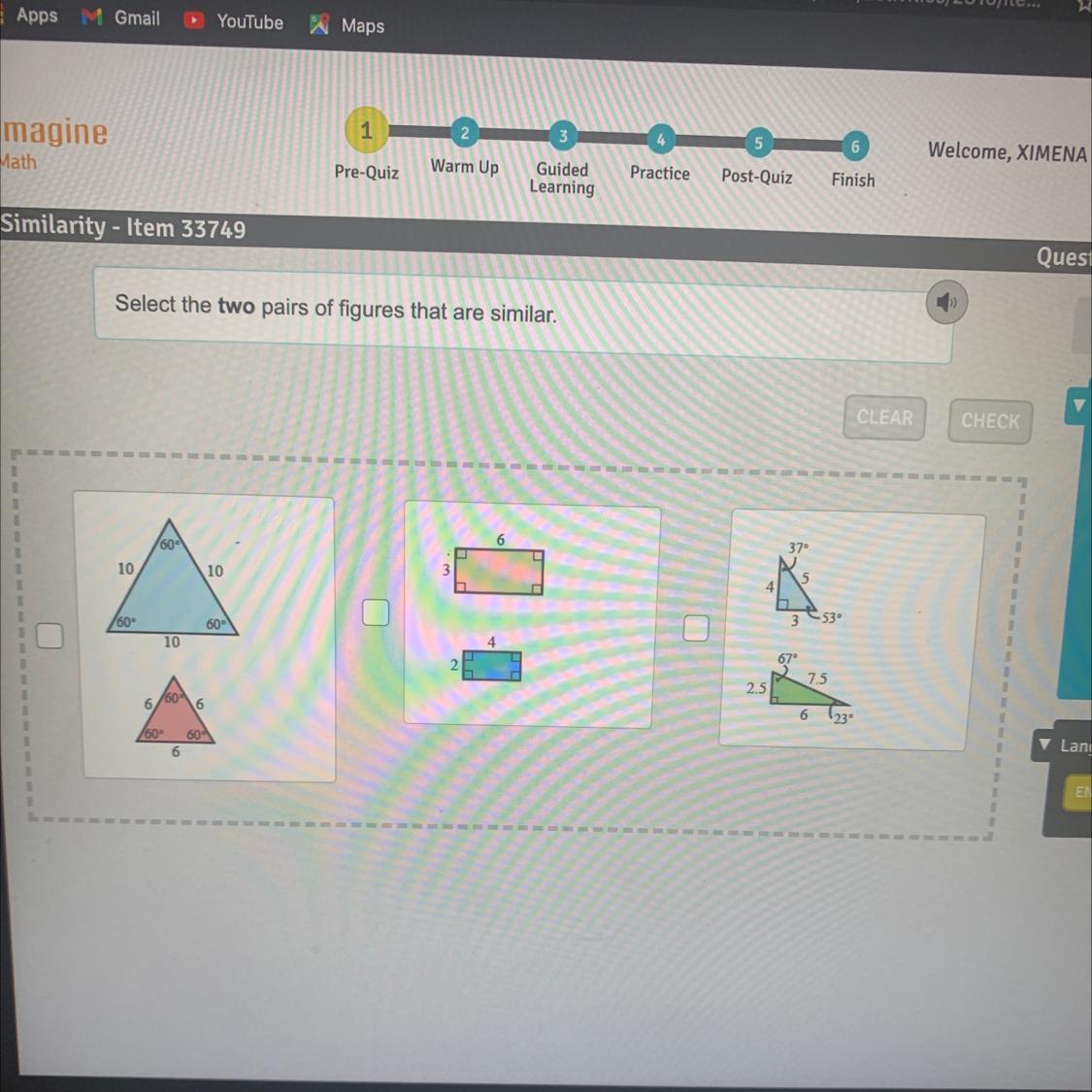 Select The Twopairs Of Figures That Are Similar.