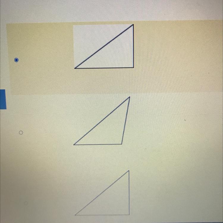 Which Triangle Has Angle Measures Of 40 , 50 , And 90?