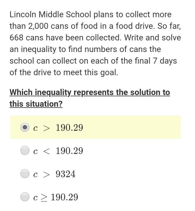 Lincoln Middle School Plans To Collect More Than 2,000 Cans Of Food In A Food Drive. So Far, 668 Cans