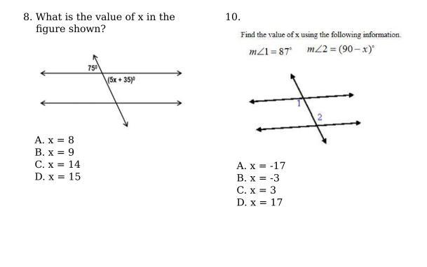 Please Answer The 2 Questions If You Can? (This Is My Math From 8th Grade)