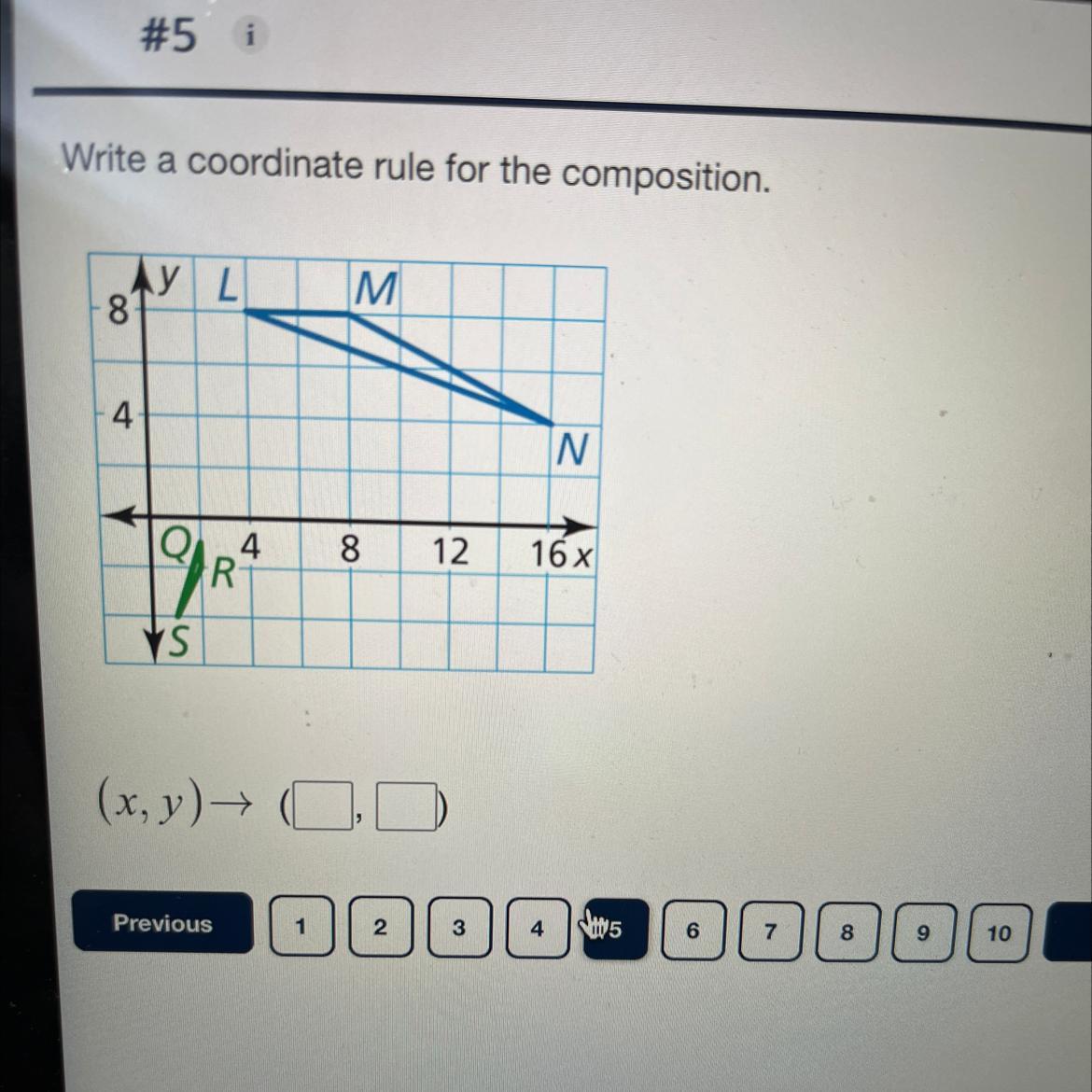 Write A Coordinate Rule For The Composition 