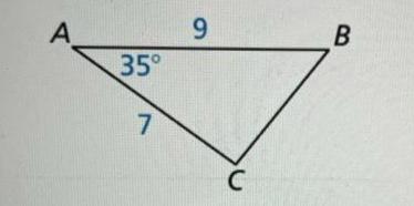 Solve The Triangle. Round Decimal Answers To The Nearest Tenth.