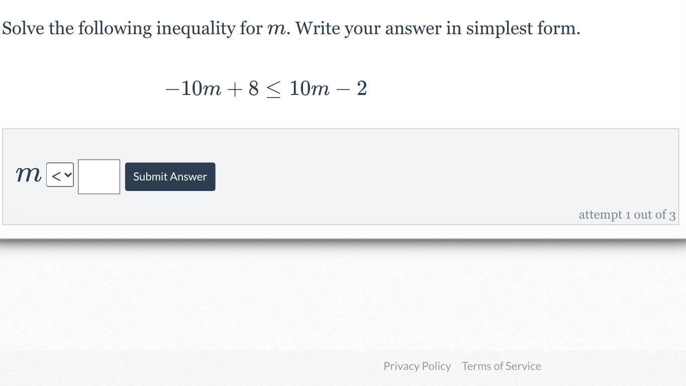 What Does M Equal?please Help Me.