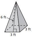 Find The Surface Area Of The Regular Pyramid.PLS HELP ME