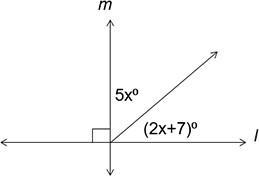 Identify The Correct Statement For The Given Figure.Question 14 Options:A) (5x) + (2x + 7) = 90B) 90