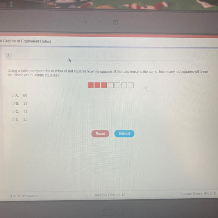 How Many Red Squares Will There Be If There Are 60 Squares?