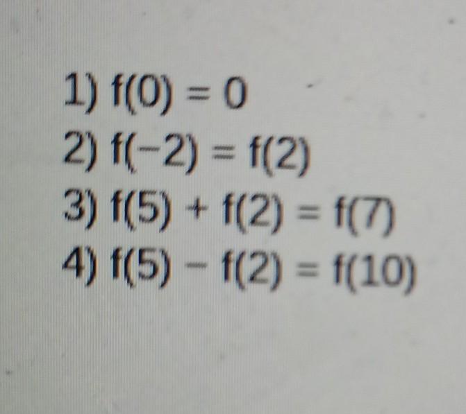 Given: The Function F Defined By F(x) = 3x^2. Which Statement Is True?