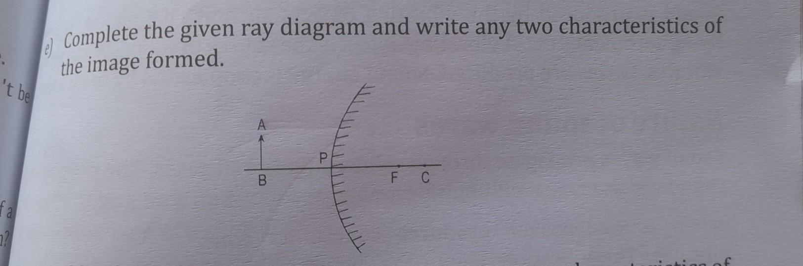  Please Help Me In This One,i Have Never Seen A Ray Diagram Like This I Don't Know If I Haven't Seen