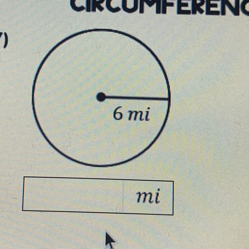 Circumference Of The Circle 