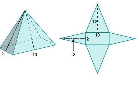 What Is The Surface Area Of The Pyramid?