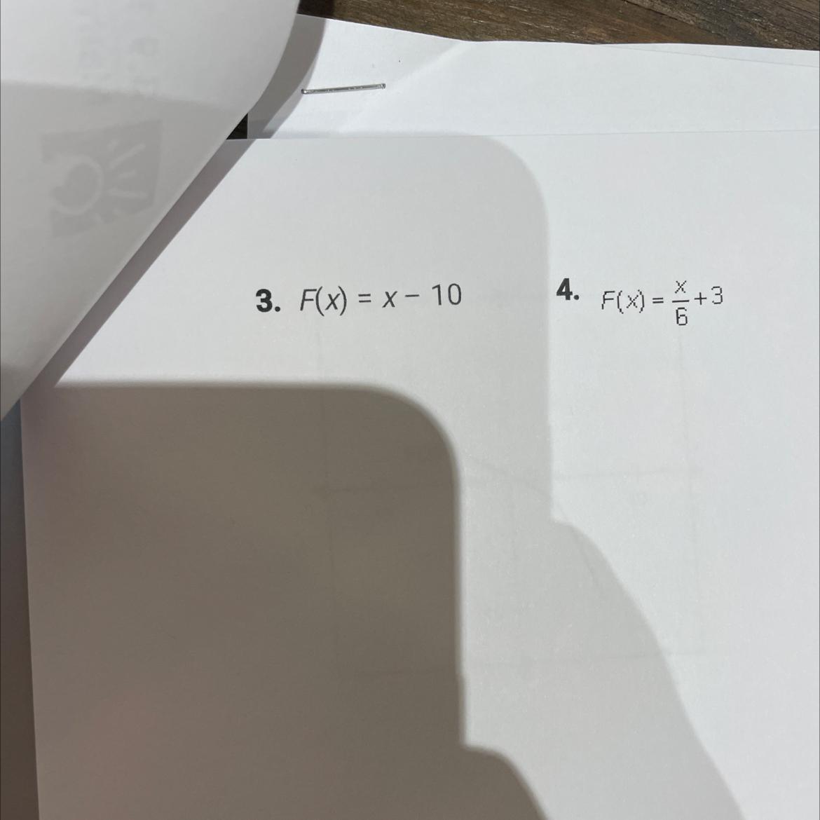 Find F-1(x), The Inverse Of F(x), For 3 And 4