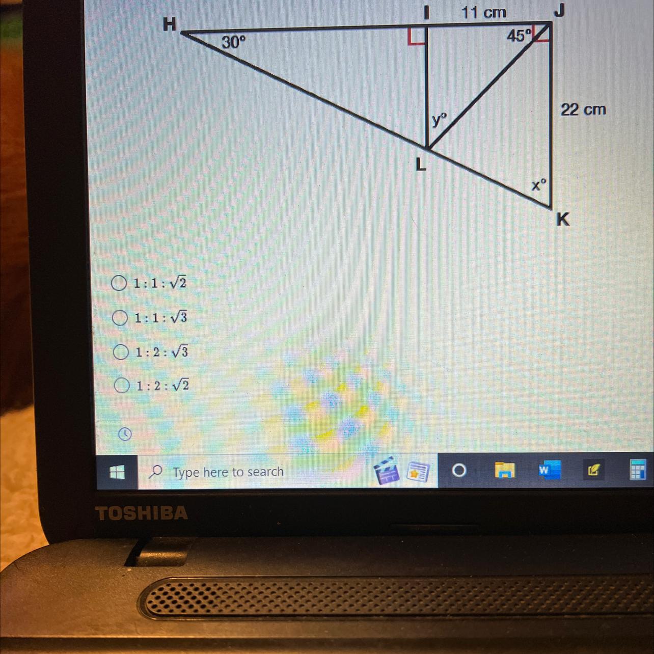 4. What Is The Ratio Of The Sides For Triangle HIL?