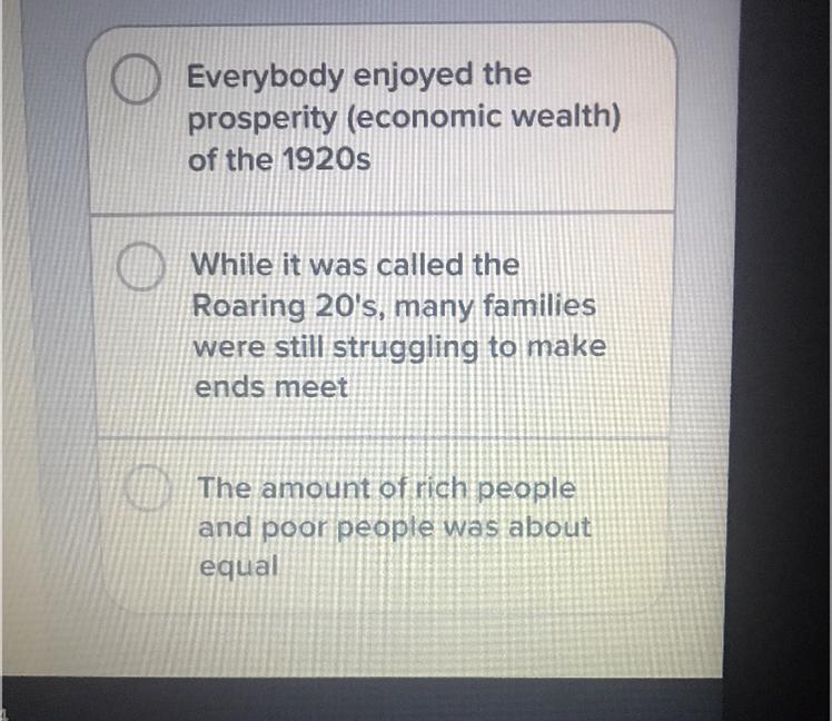 Which Of The Following Statement Is A True Statement About The Distribution Of Wealth In The United States