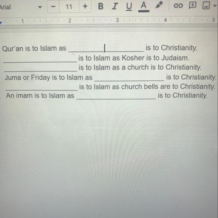 Help Please I Don't Get These (Muslim Study