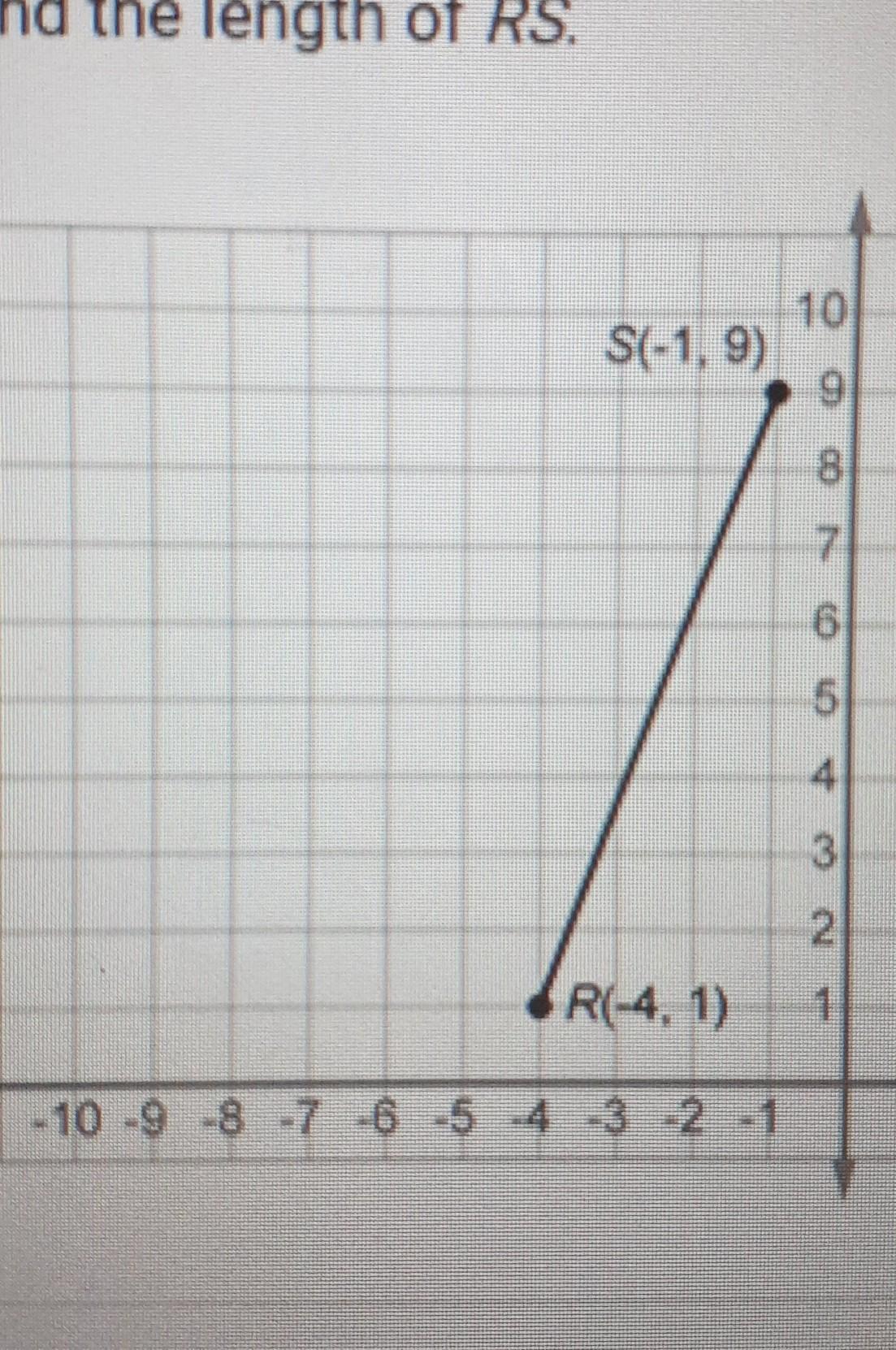 Find The Length Of RS.A.73 UnitsB.11 UnitsC.About 8.5 UnitsD About 3.3 Units 