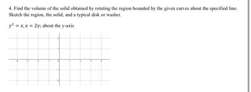 Can Someone Explain The Washer Method In Calculus And Help Me Solve This Problem?