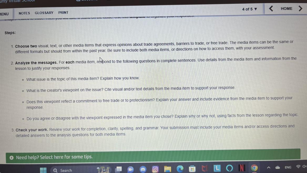 Hi Pls Help Is From Economy Class03.08 Free Trade And Barriers