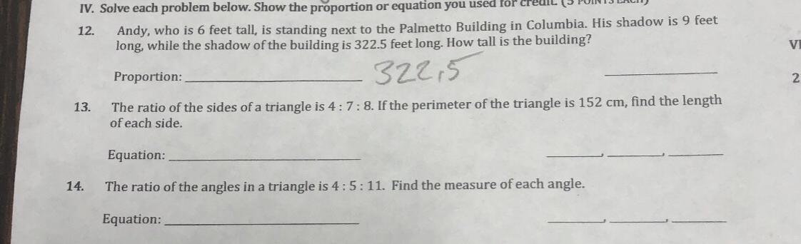 Need Help With Geometry Problem Number 12 ( Ignore My Writing )