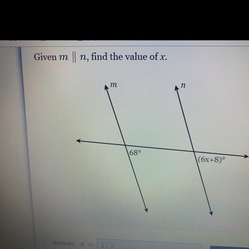 Given M | N, Find The Value Of X.mn68(6x+8)