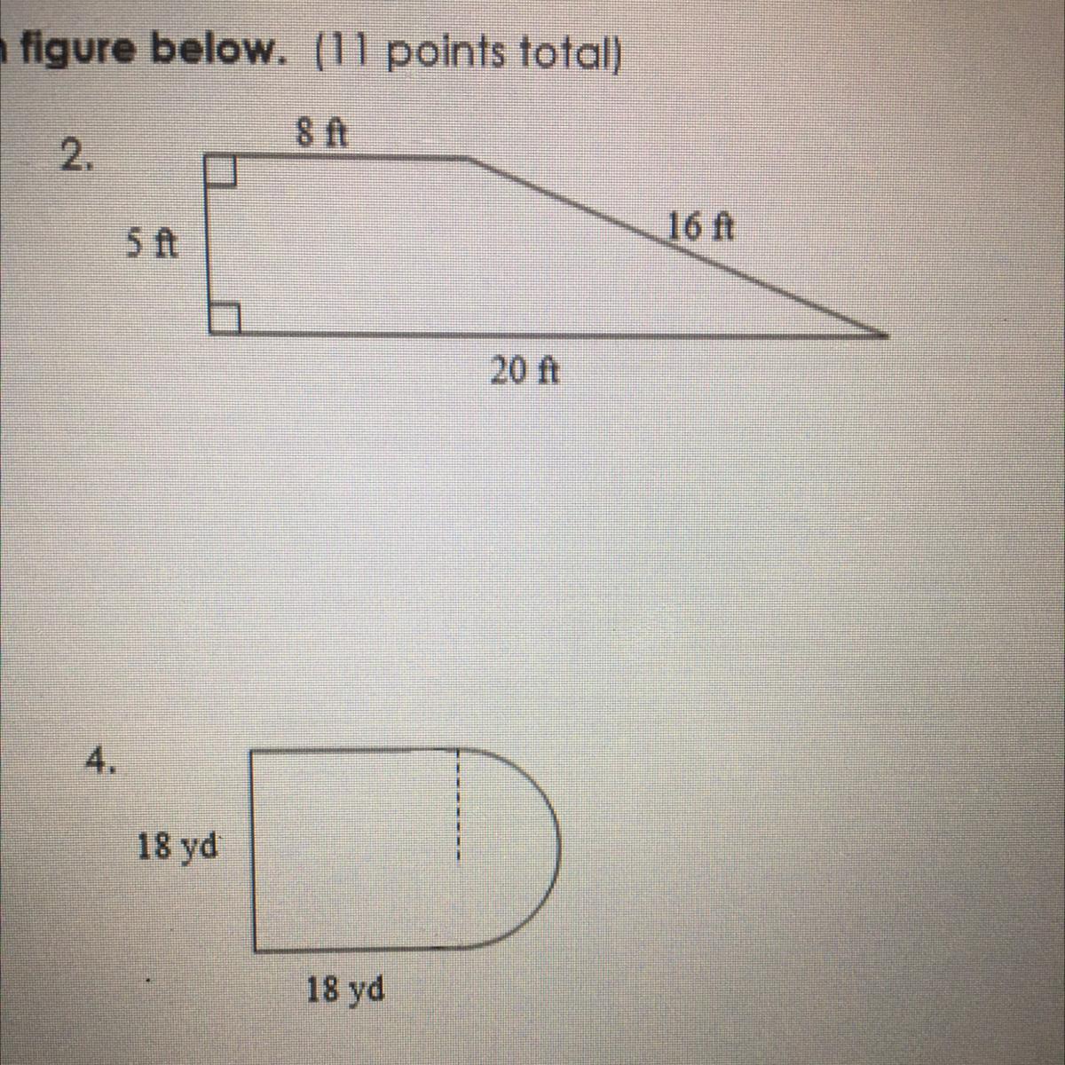 What Is The Area For #2 And #4evidence Is Would Be Greatly Appreciated!