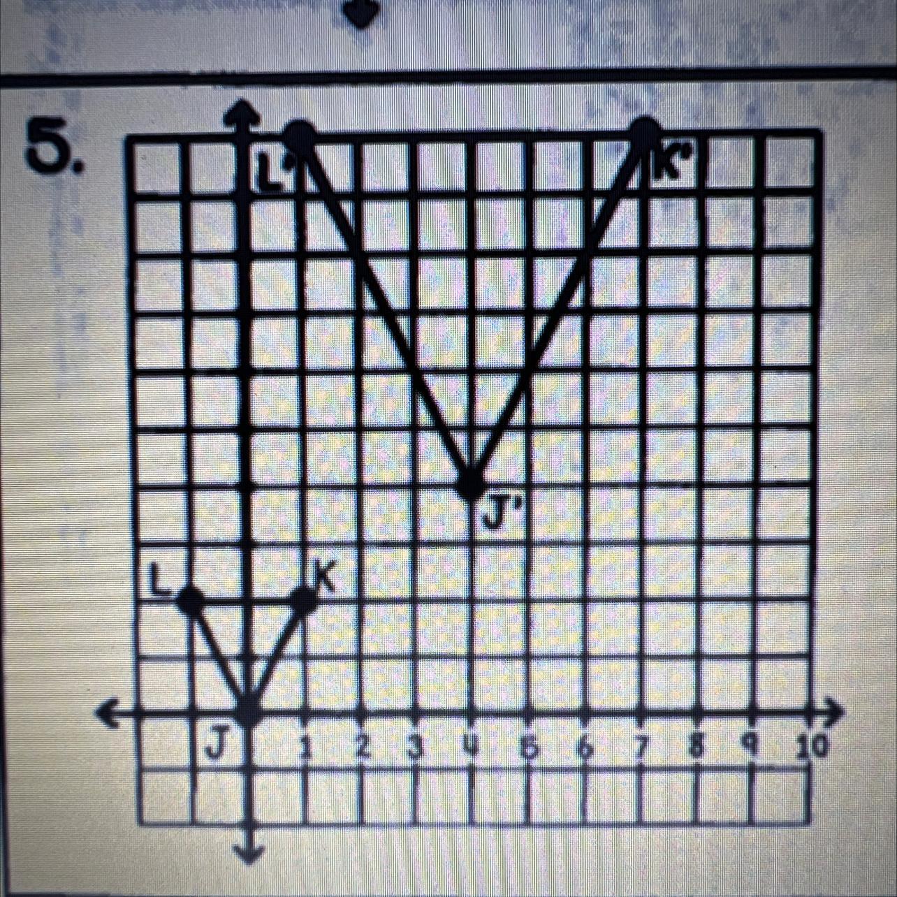 How To Find The Center And Scale Factor Of #5?