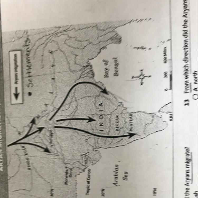 Based On This Map Why Did The Aryan Culture Have Greater Impact On Indian Society Then The Harappan Civilization