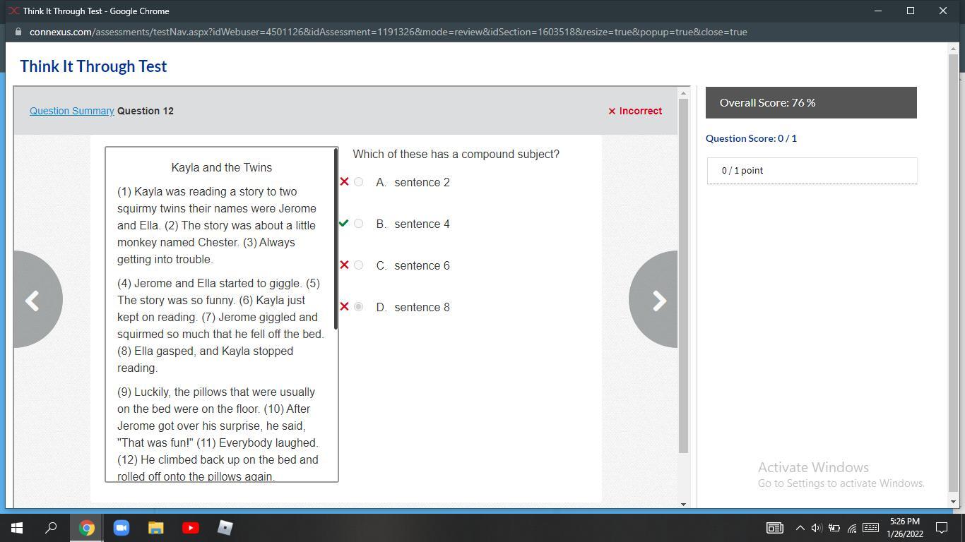 Explain Why These Answers Are Correct.