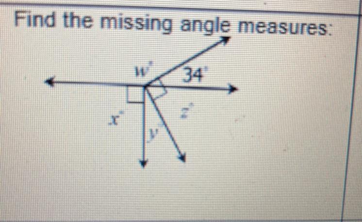 Find The Missing Angle Measures. This Is 8th Grade Math Btw