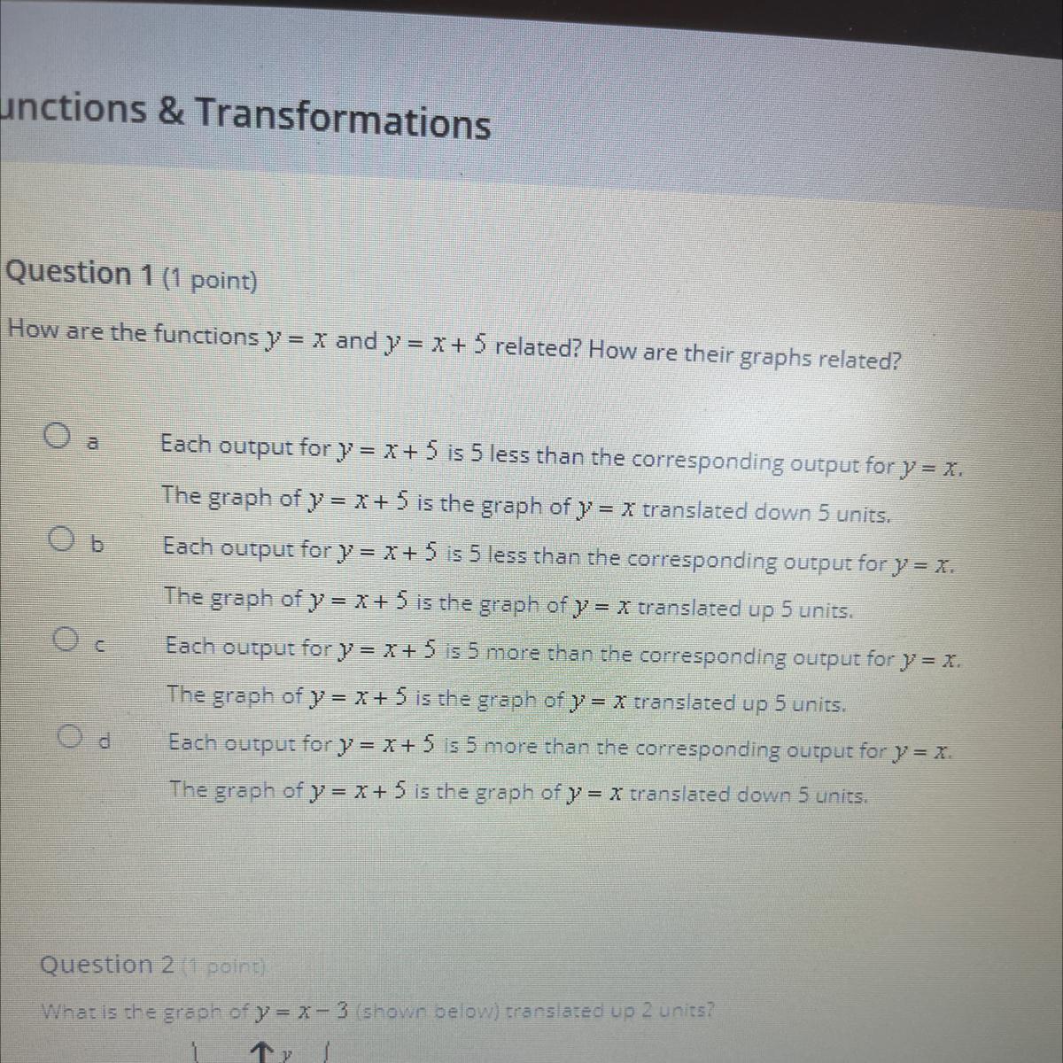 How Are These Functions Related? How Are Their Graphs Related