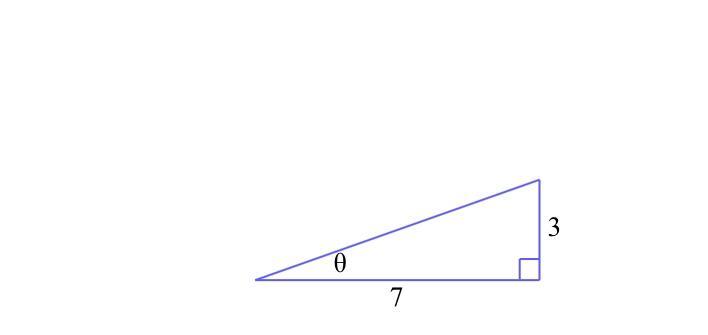 Find Cos, Tan, And Csc, Where Is The Angle Shown In The Figure.Give Exact Values, Not Decimal Approximations.