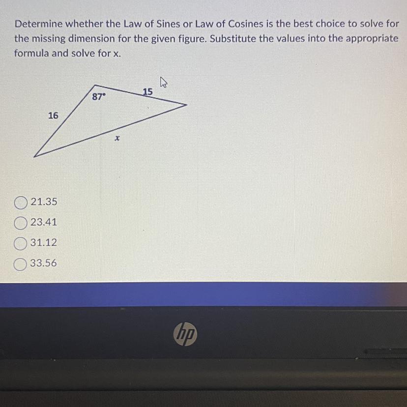 Substitute The Values Into The Appropriate Formula And Solve For X.