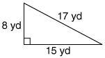100 Points!!!A Triangular Prism Has A Height Of 5.5 Yards And A Triangular Base With The Following Dimensions.What