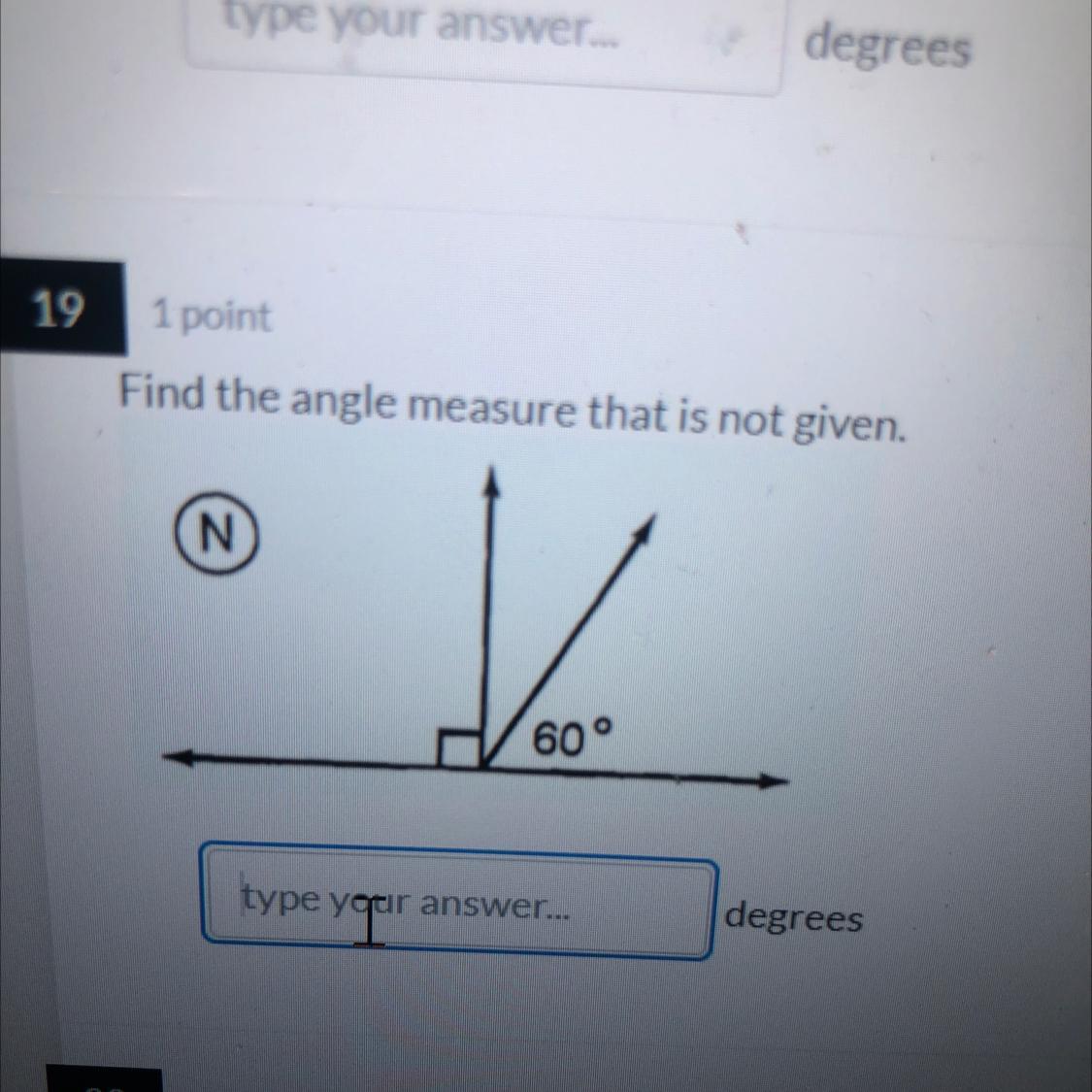 Find The Angle Mesasure That Is Not Given