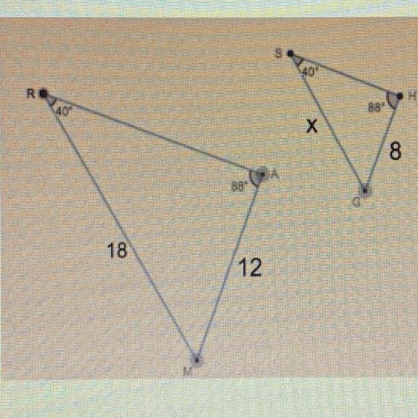 Solve For X If Both Sides Are Similar 