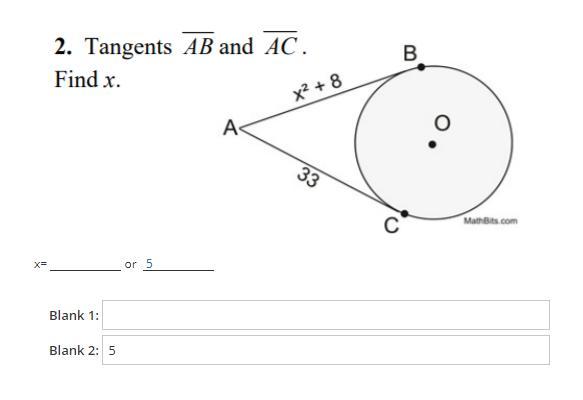 This Is With Tangents I Have Already Figured Out One Portion Of The Problems Please Help