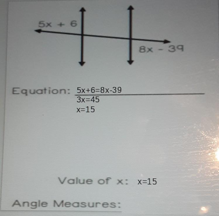 I Understand The Problem But I Do Need Help With Finding The Angle Measure 