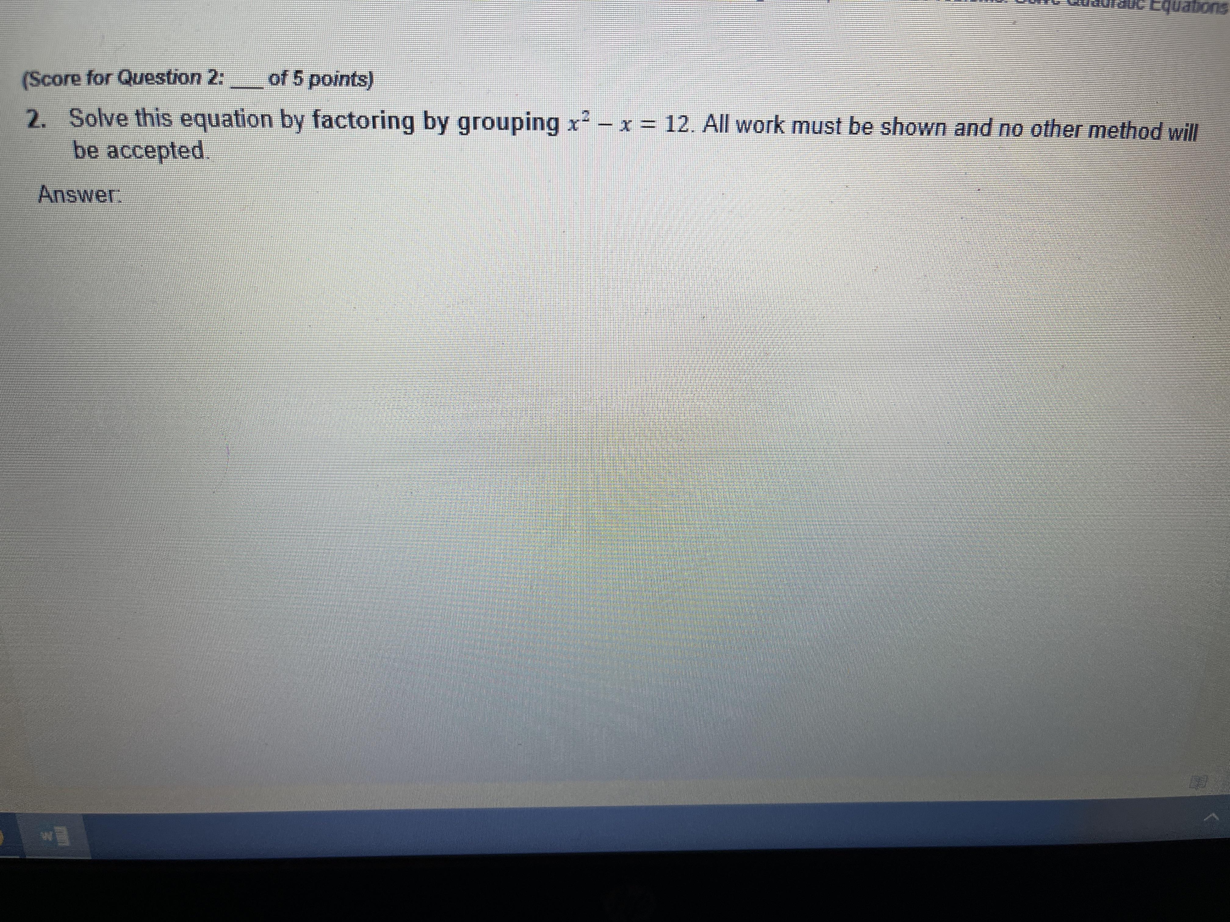 (Solving Quadratic Equations) Hello, I Need Help With Just 3 Questions. Thanks :)