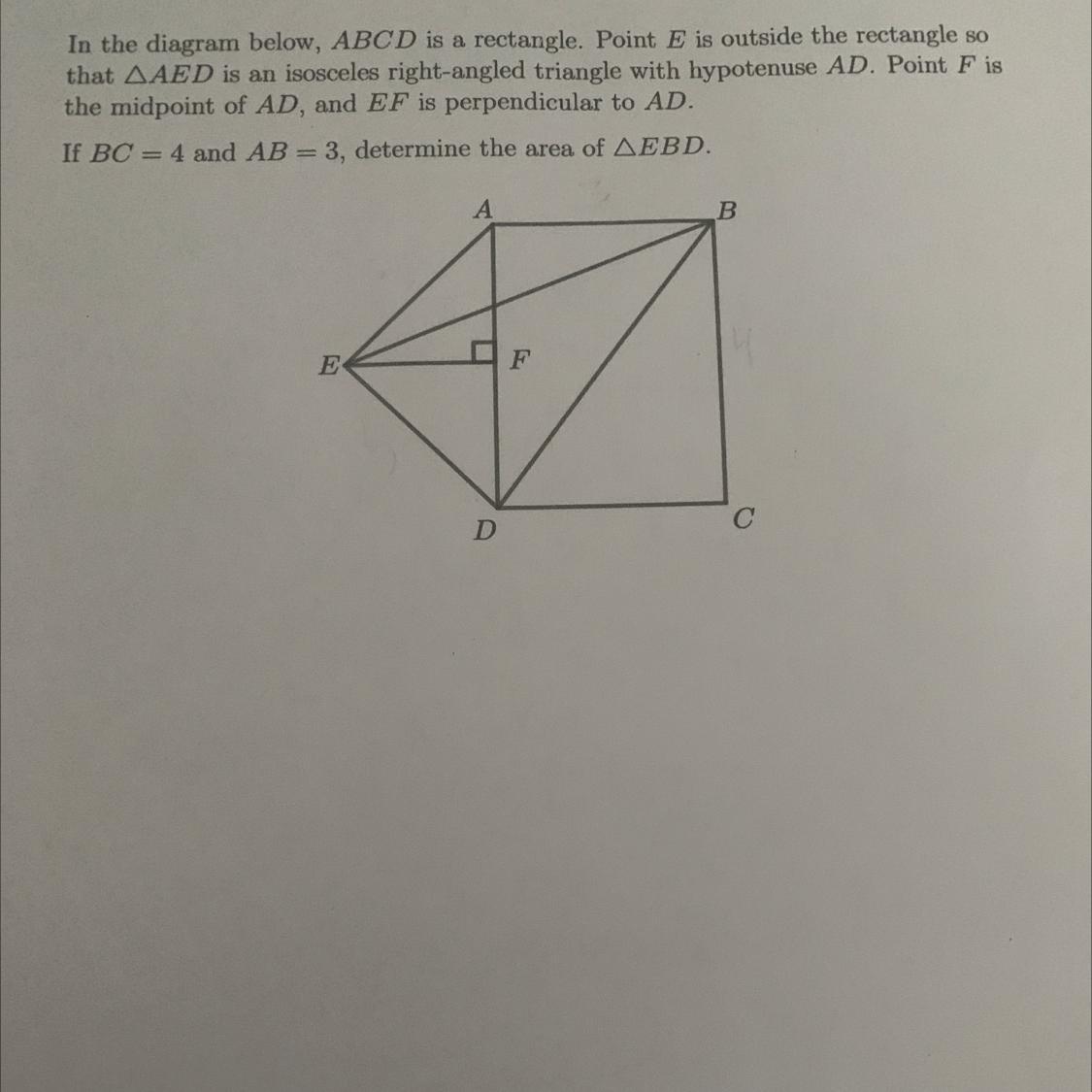 What Is The Area Of The Triangle?